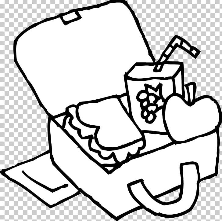 Lunchbox png clipart area artwork black and white box coloring book free png download