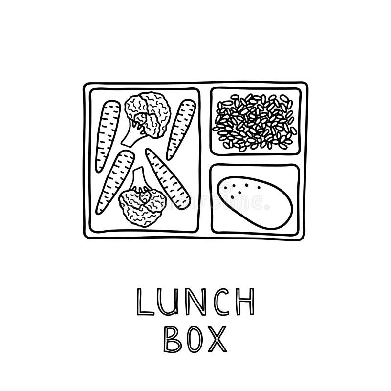 Lunch box doodle stock illustrations â lunch box doodle stock illustrations vectors clipart