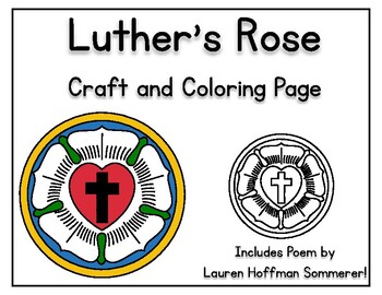 Luthers rose craft reformation craft luthers seal by handmade by haley mae