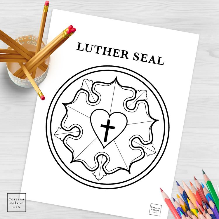 Worship ideas blog â corissa nelson luther rose reformation day rose coloring pages