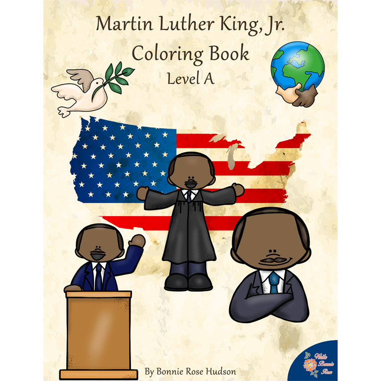 Martin luther king jr coloring book