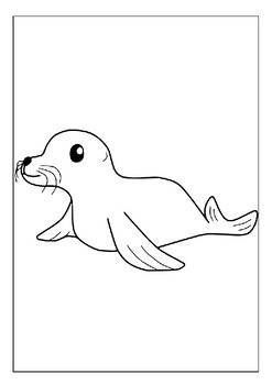 Explore the fascinating world of seals with our printable coloring sheets p