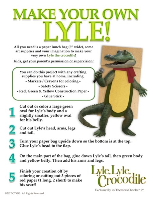 Lyle lyle crocodile free activities more