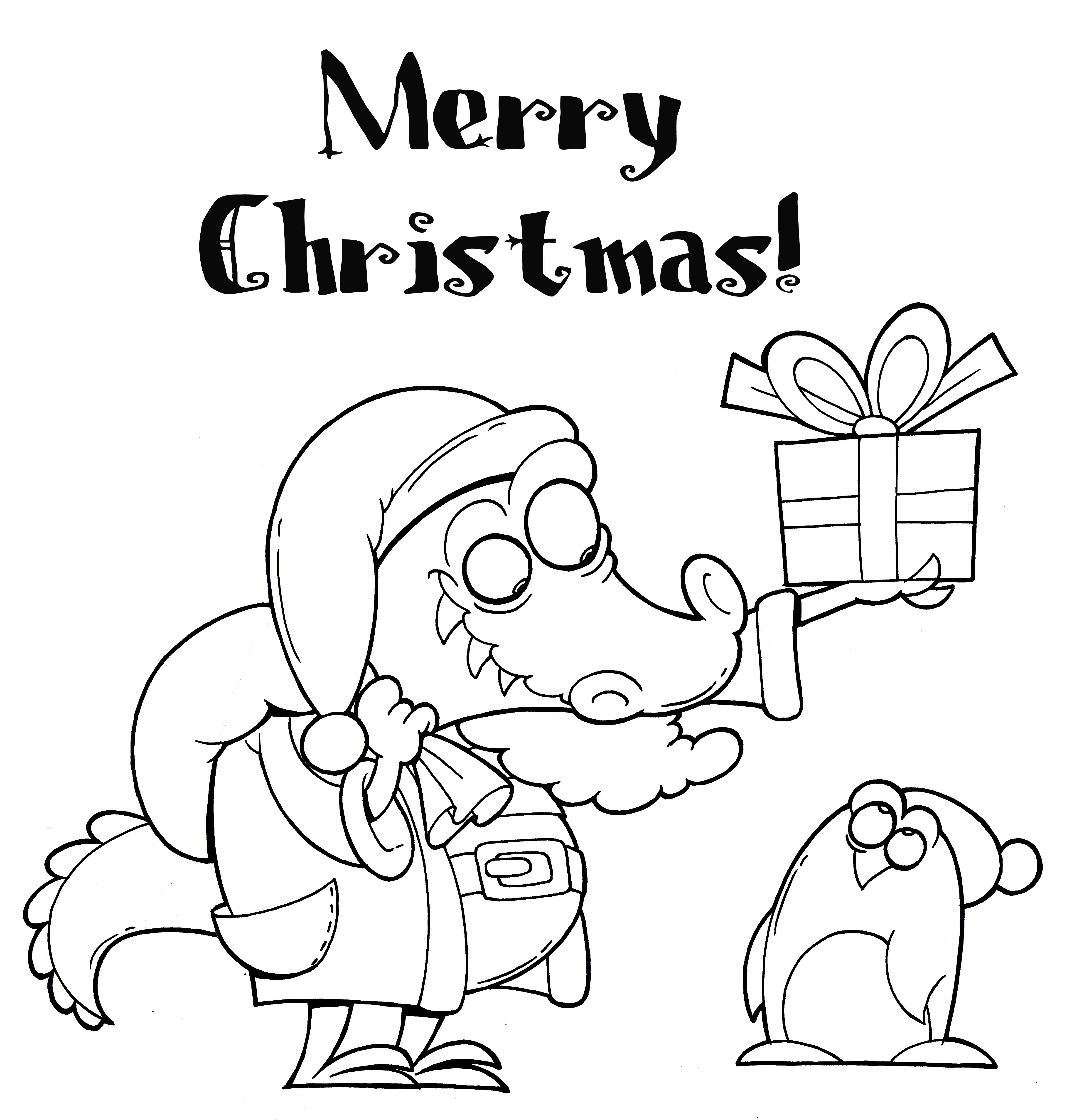 Christmas coloring pages