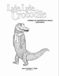 Free lyle lyle crocodile coloring pages