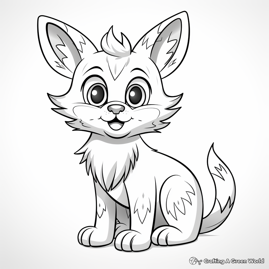 Lynx coloring pages