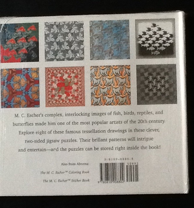 The mc escher jigsaw puzzle book by m c escher new hardcover sheapast art and books