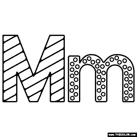 Alphabet online coloring pages