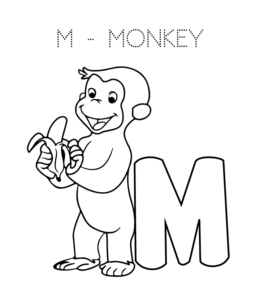 Alphabet coloring pages â letter m through z playing learning