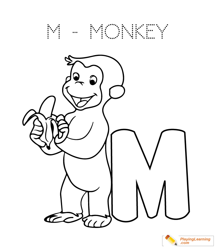 Coloring pages monkey coloring