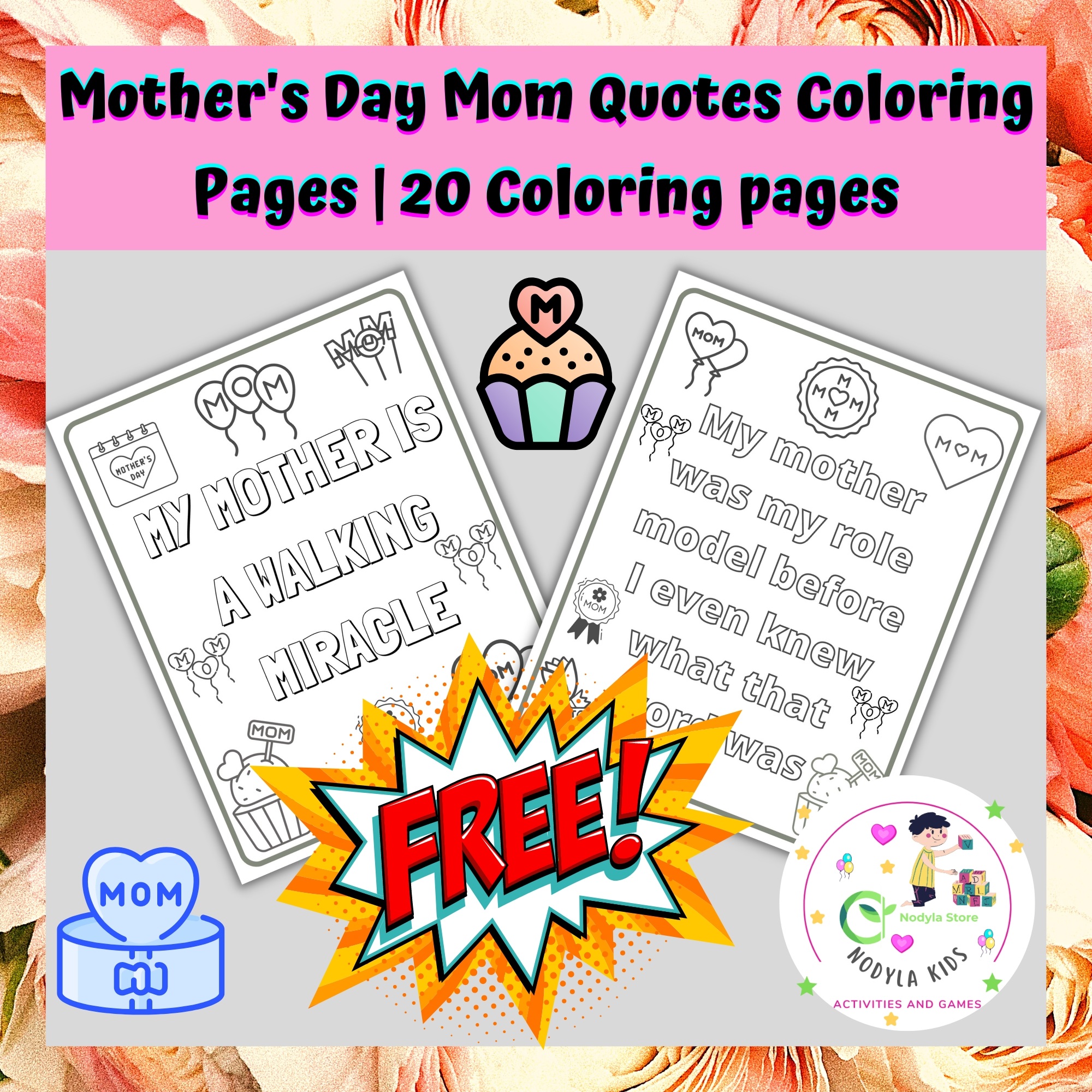 Mothers day activities for kids bundle made by teachers