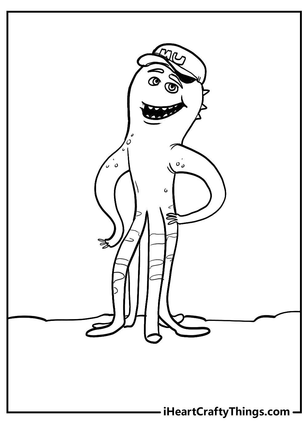 Monsters inc coloring pages free printables