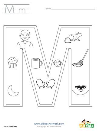 Letter m coloring page all kids network letter a coloring pages preschool coloring pages alphabet coloring pages