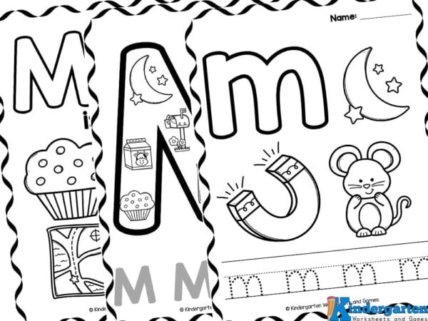 Free printable coloring pages for letter m