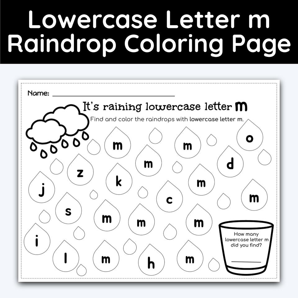 Lowercase letter m