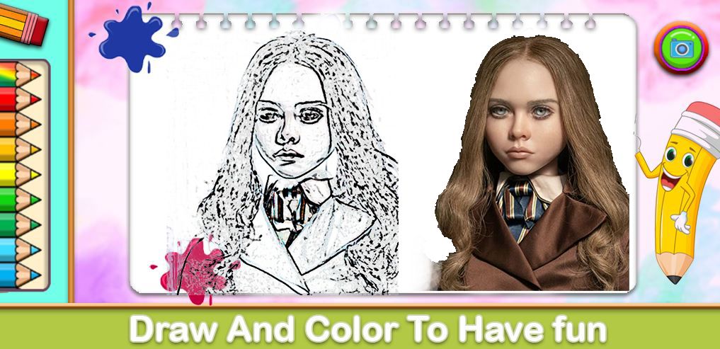 Megan coloring game android s apk download for free