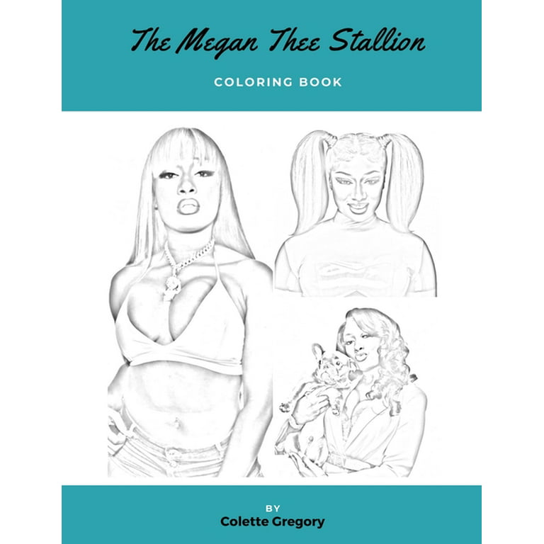 The megan thee stallion coloring book paperback