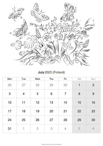 Kalender juli finland