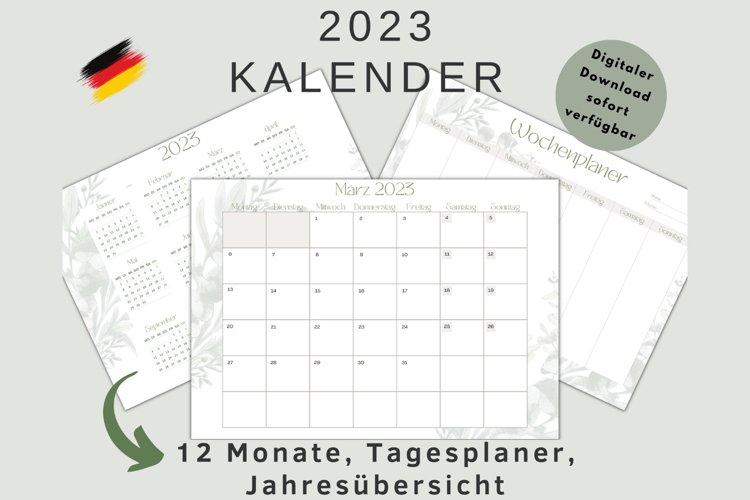 Kalender monatskalender und tagesplaner