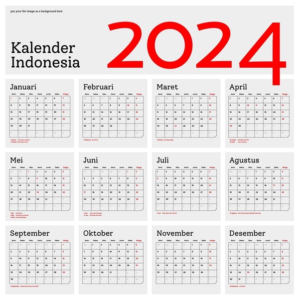 Thousand calendar indonesia royalty