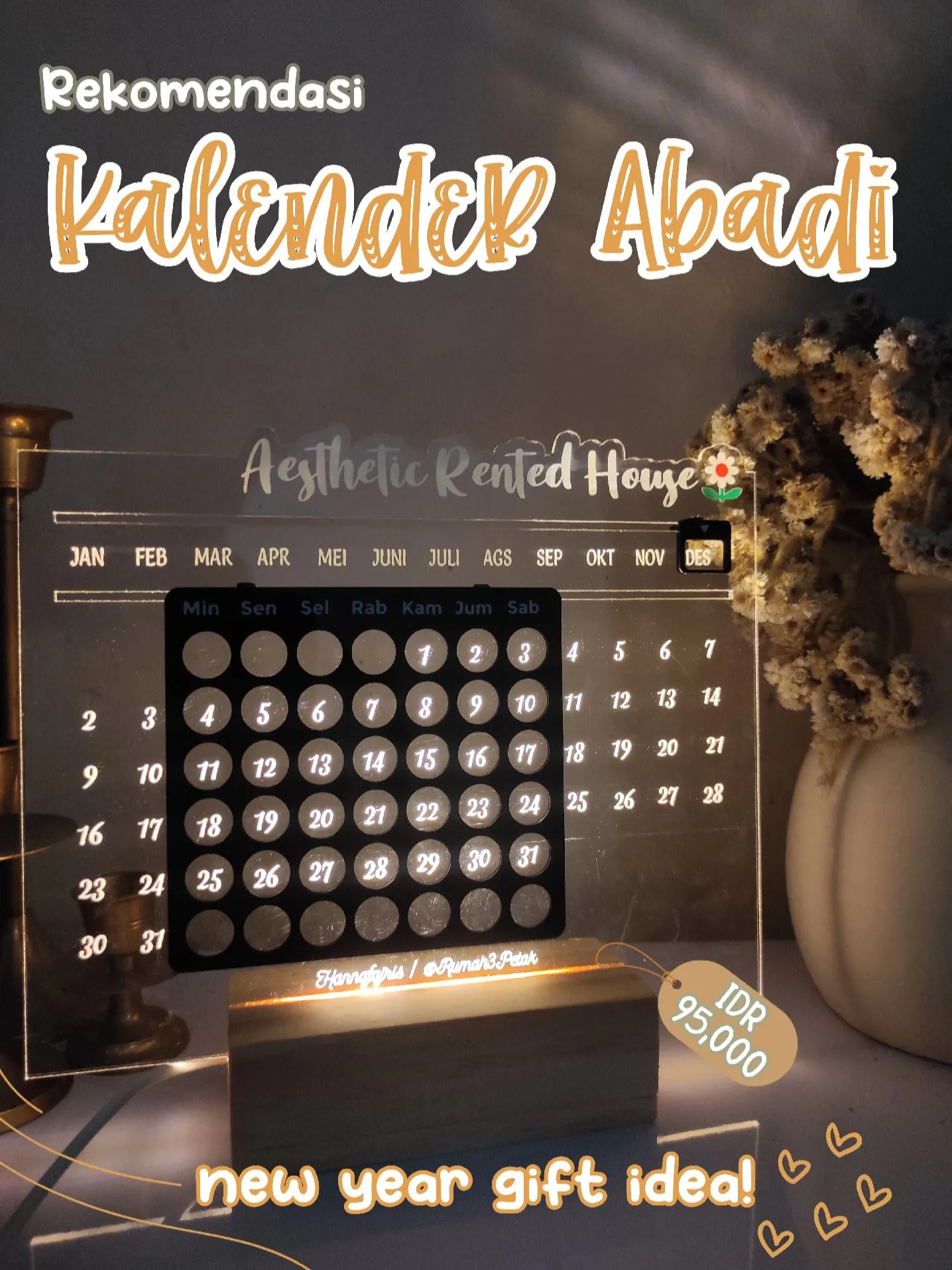 Rekomendasi kalender paperless aesthetic â gallery posted by rumahpetak lemon