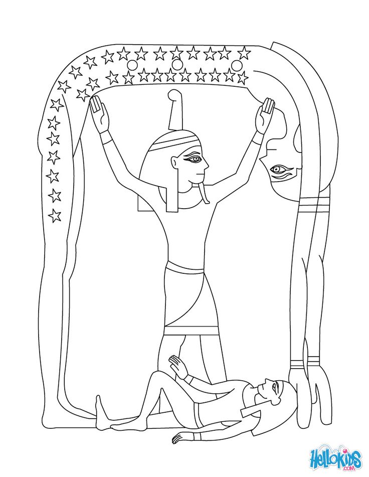 Shu egyptian goddess gods coloring page egyptian deity ancient egypt crafts egyptian art