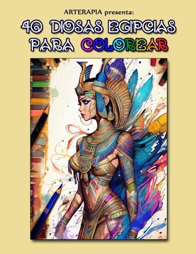 Diosas egipcias para colorear libro de colorear para jãvenes y adultos arterapia by arte rapia