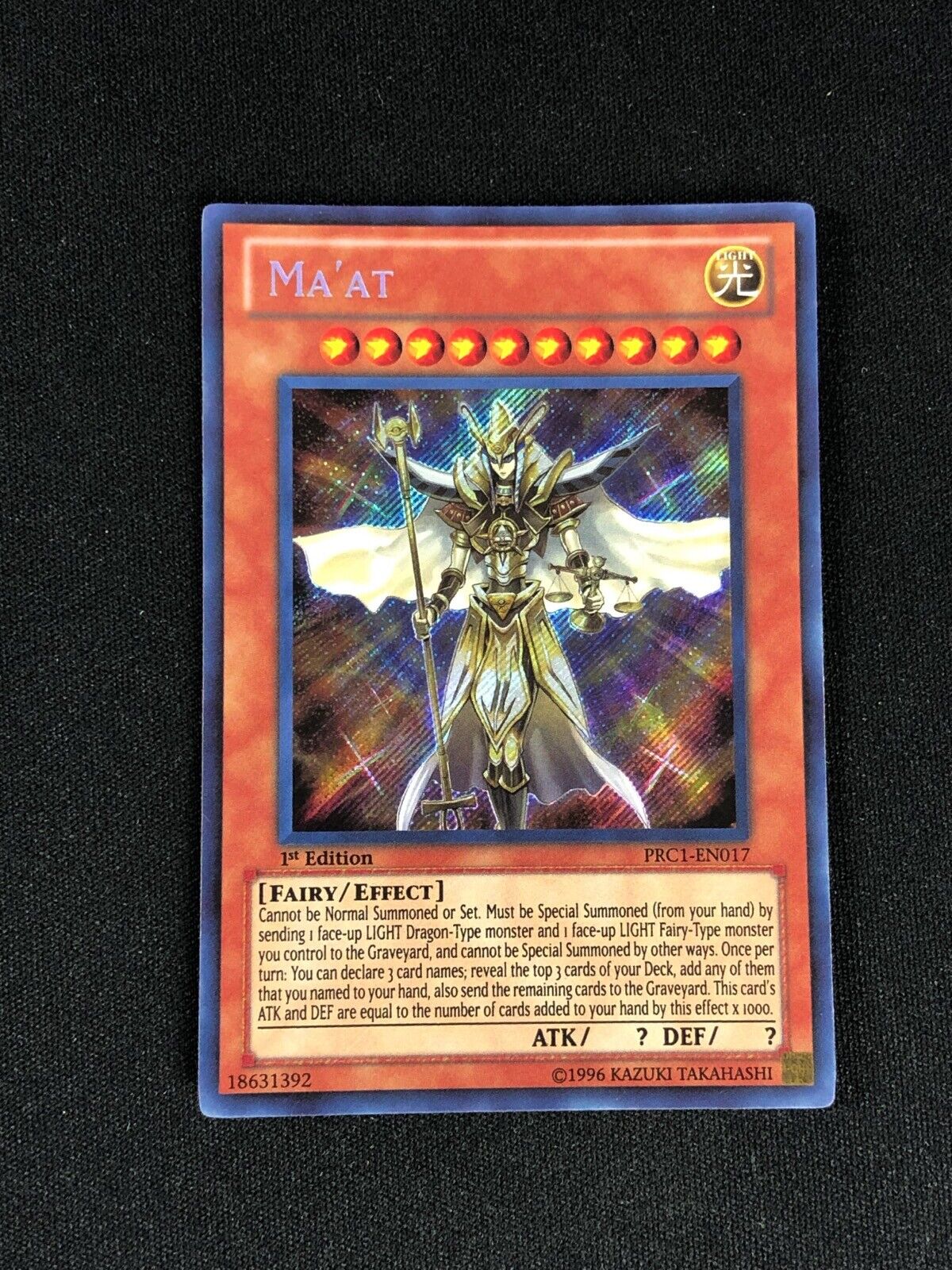 Yugioh maat prc