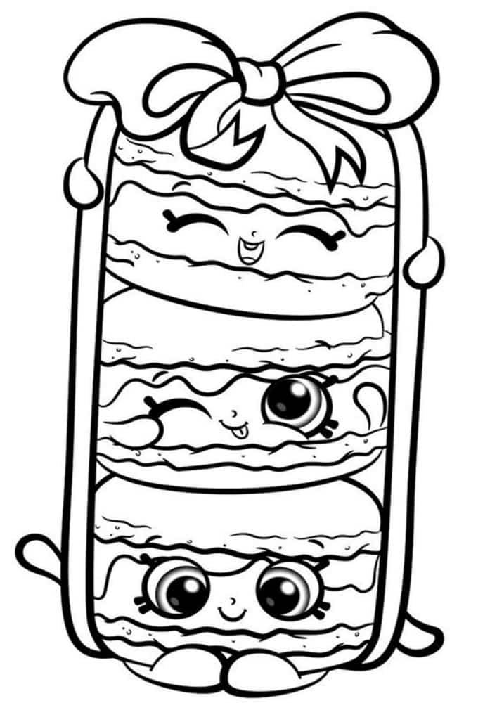 Free easy to print shopkins coloring pages