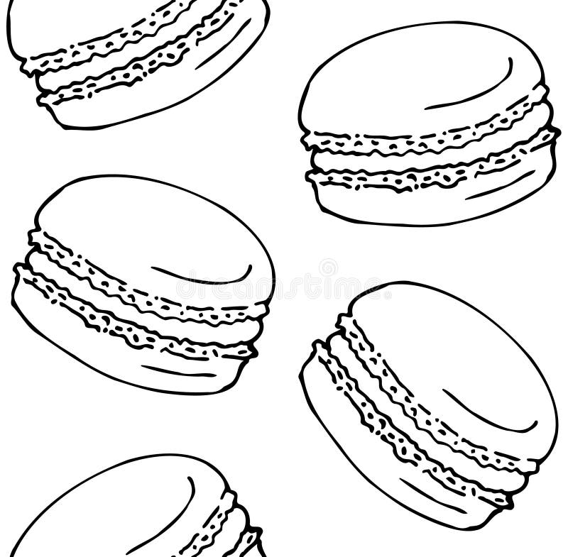 Macaron doodle stock illustrations â macaron doodle stock illustrations vectors clipart