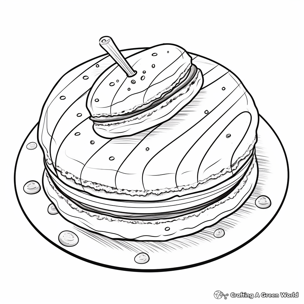 Dessert coloring pages