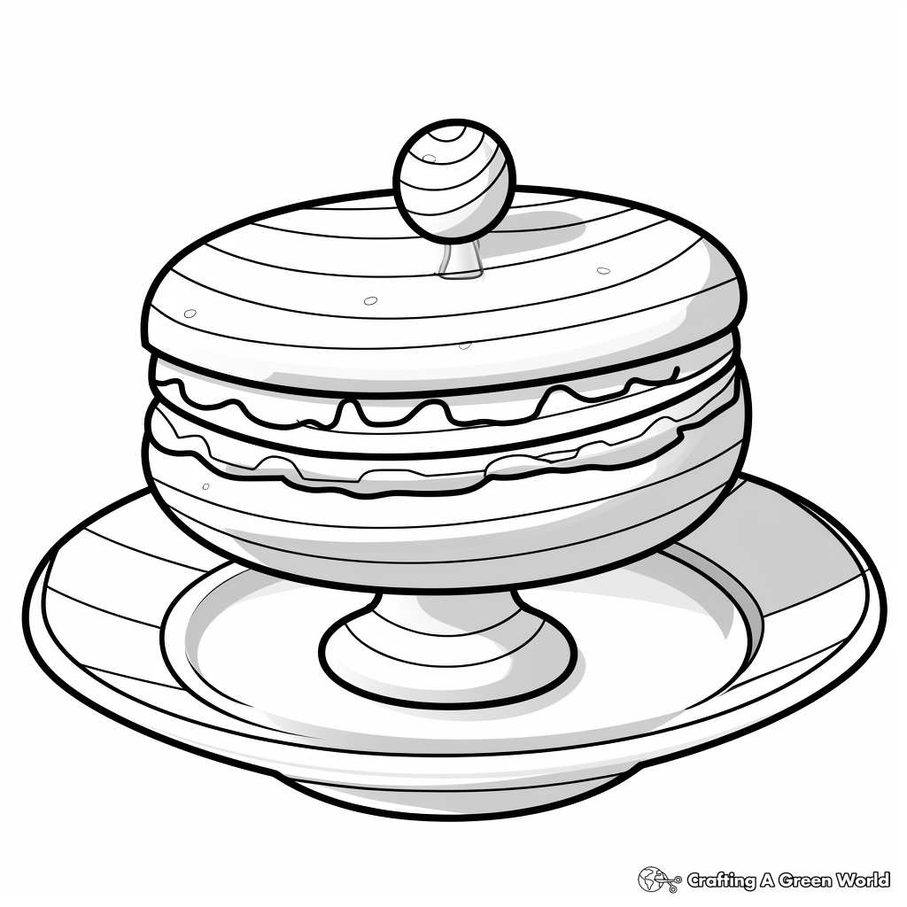 Dessert coloring pages