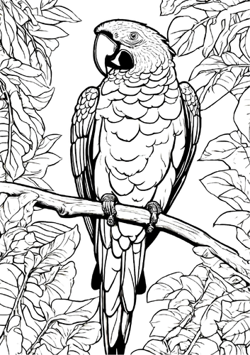 Adorable macaw parrot coloring pages to bring joy and color to your day teaching resources