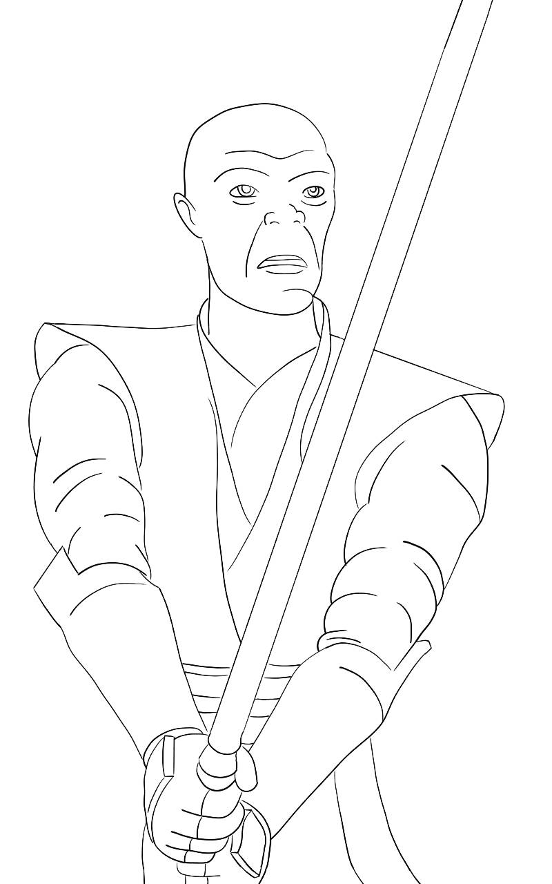 Mace windu from the clone wars by crimsonicegoddess on