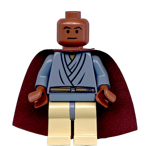 Where did lego mace windu episode iii e from i dont remember him in grey in the movie and i tried looking through rots concepts because i know a lot of the