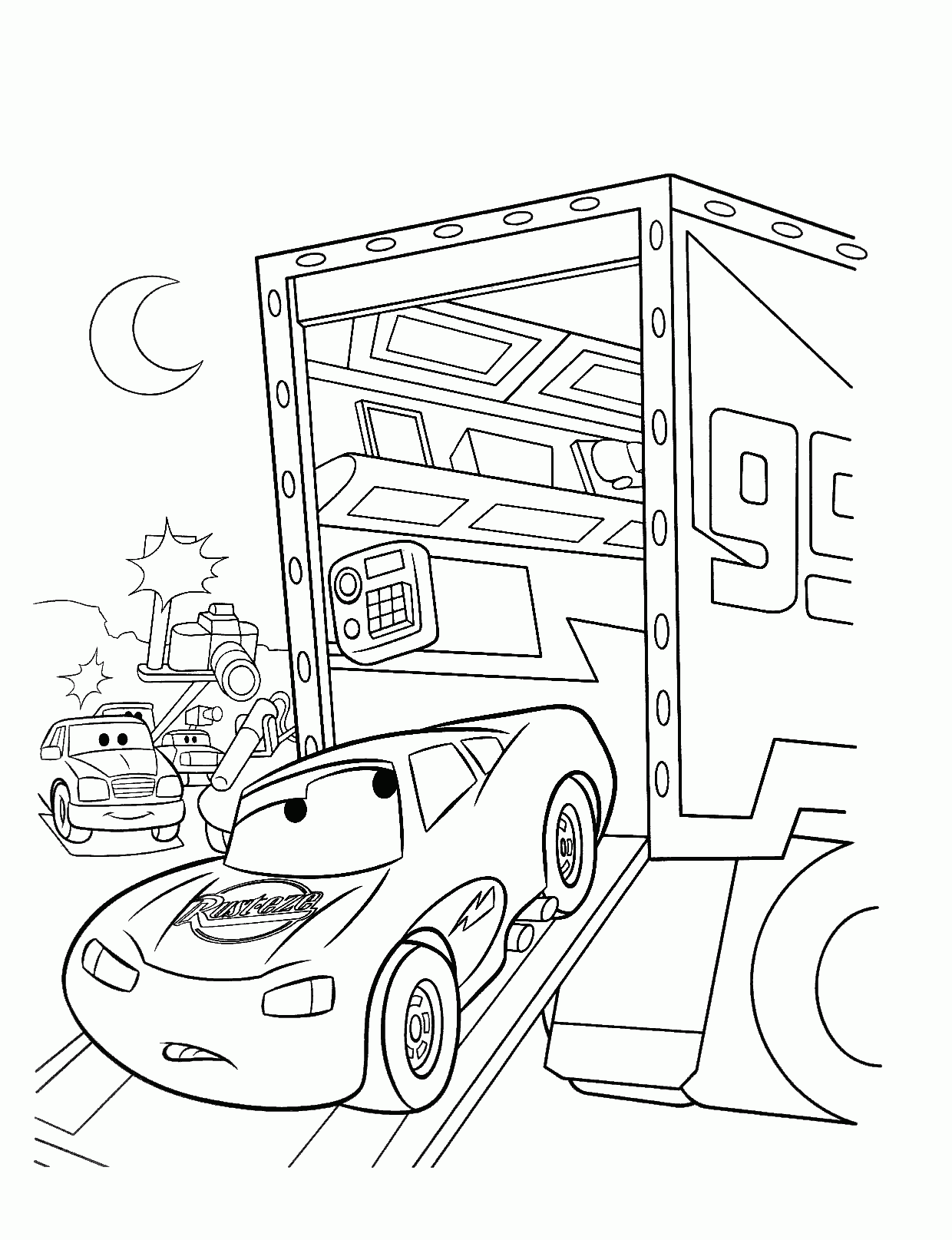 Coloring pages lightning mcqueen coloring free printable pages for kids