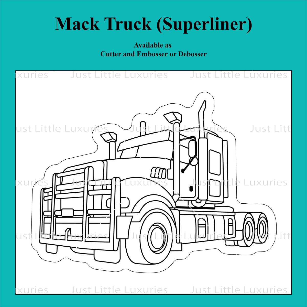 Mack truck superliner cookie cutter â just little luxuries