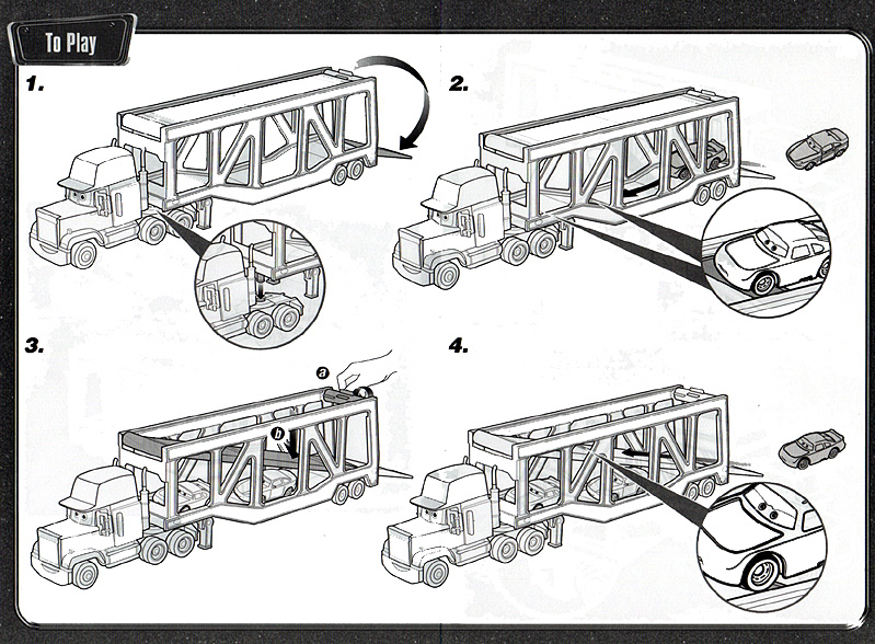 Take five a day blog archive mattel disney pixar diecast cars mack bumper save free âcoloring bookâ