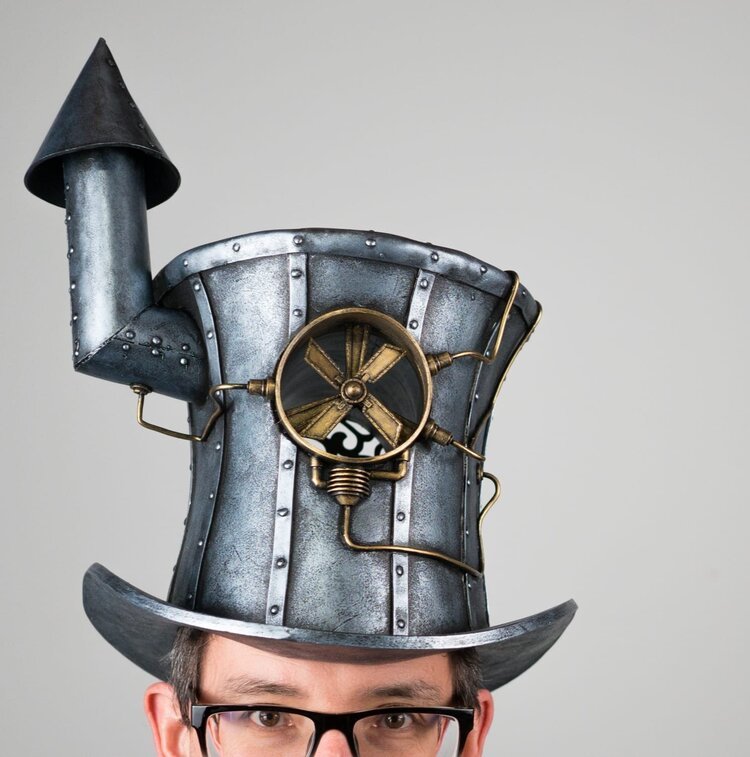 How to make a steampunk mad hatter top hat â lost wax