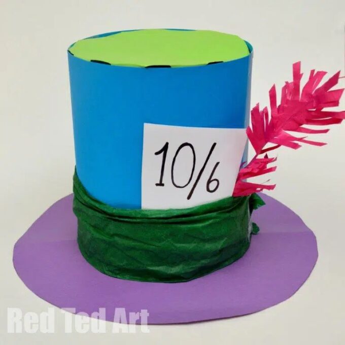 Amazing alice in wonderland crafts mad hatter craft