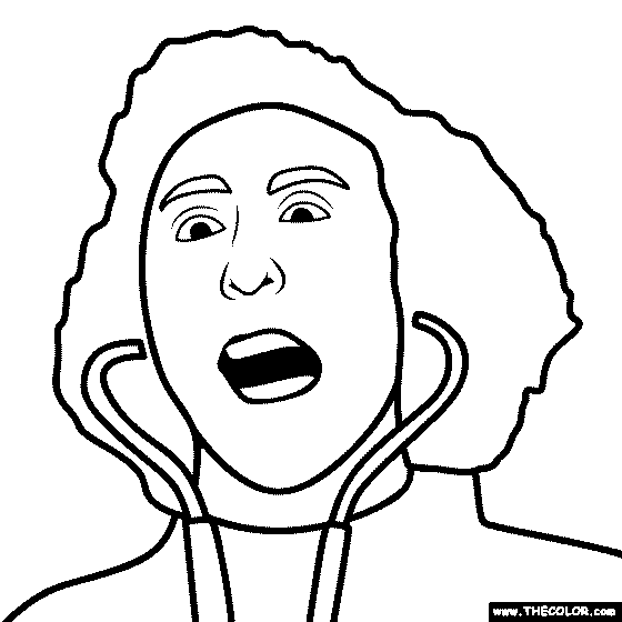 Ad scientist coloring page