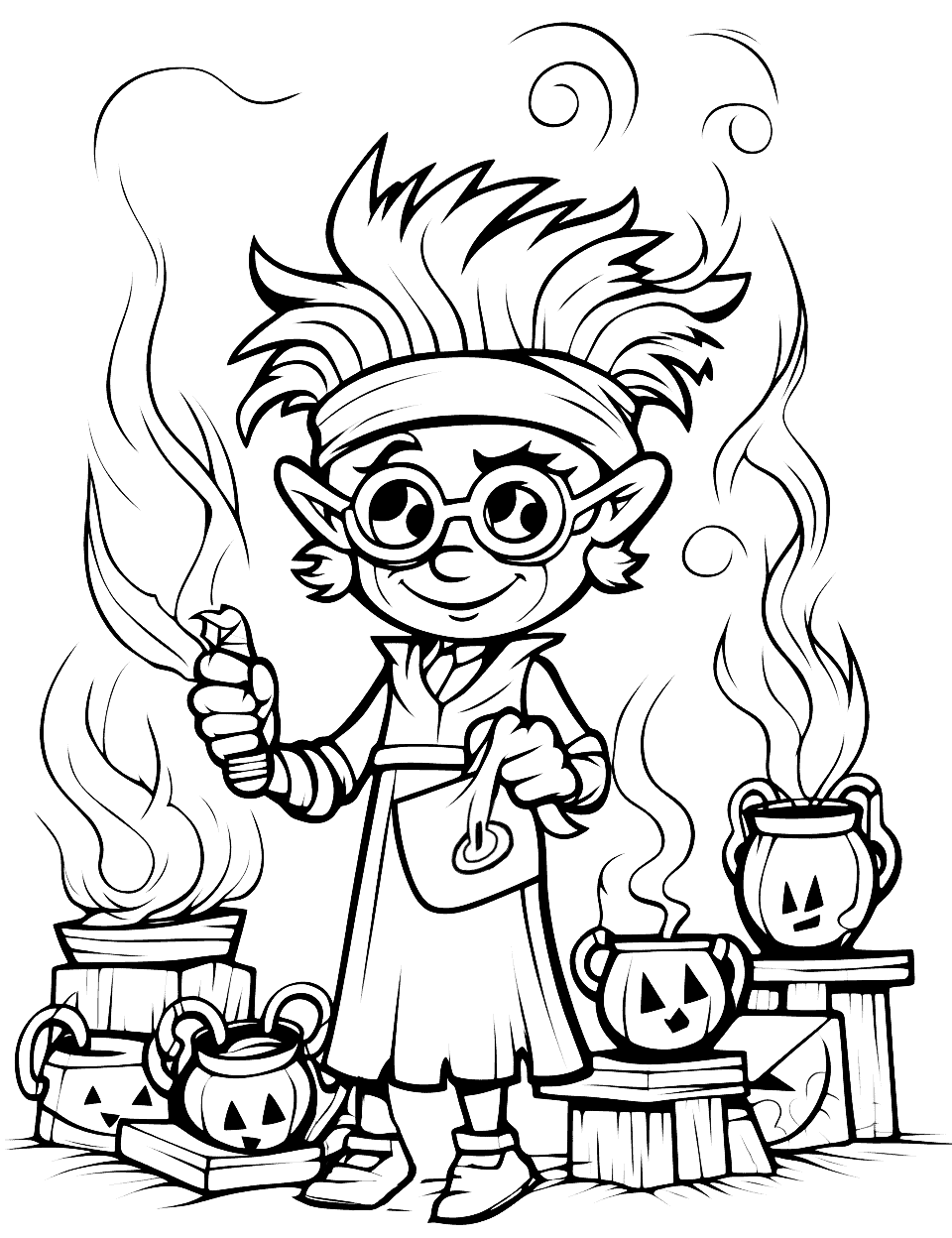 Halloween coloring pages free printable sheets