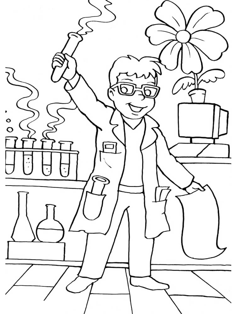 Science coloring pages