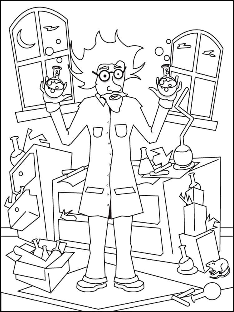 Science coloring pages pictures free printable