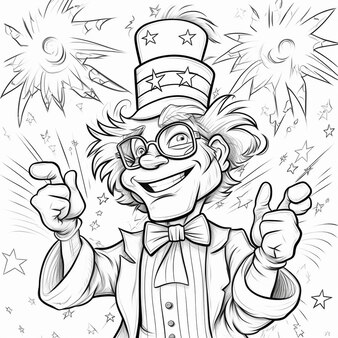 Page clown coloring pages pdf images