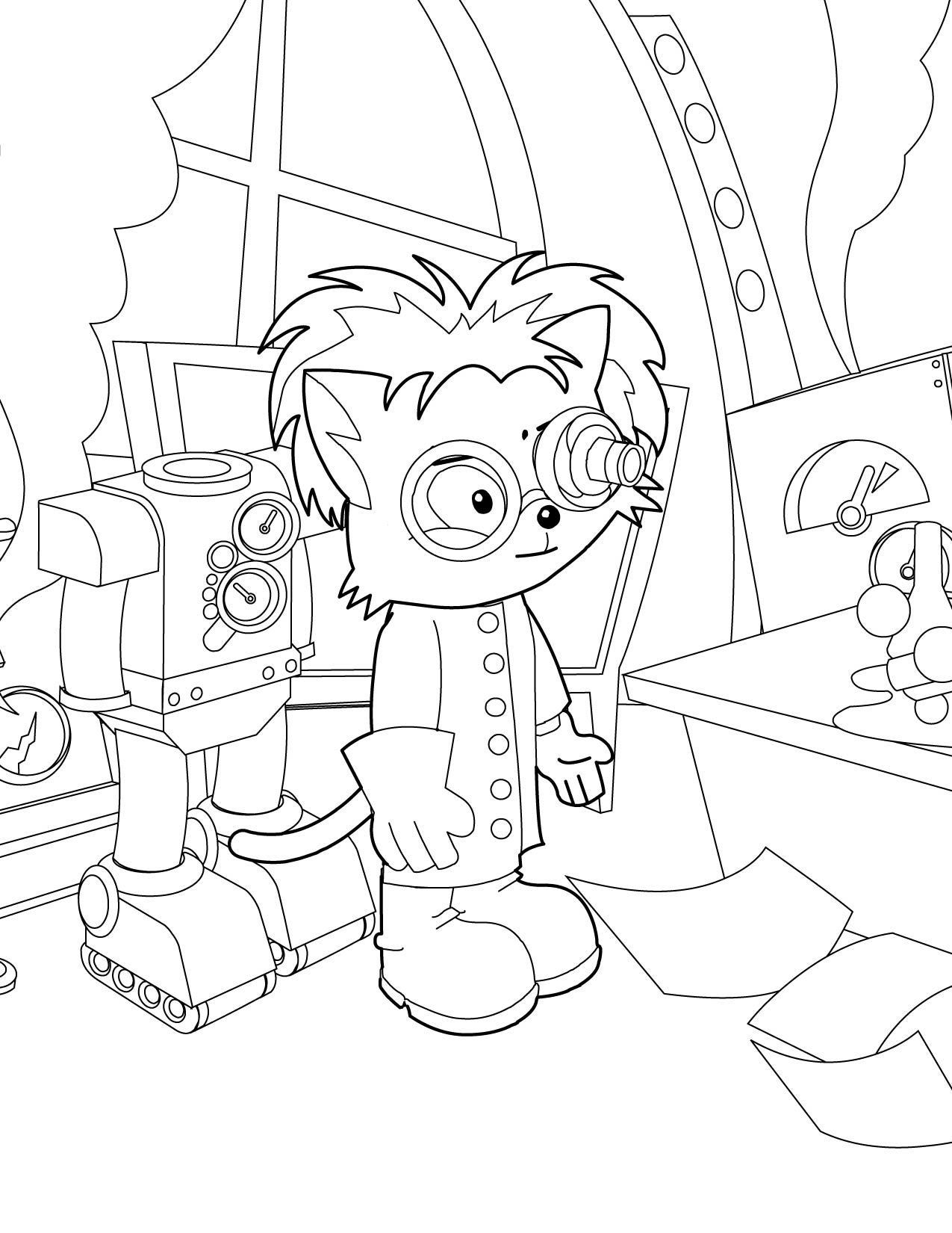 Mad scientist coloring pages geeky craft science crafts