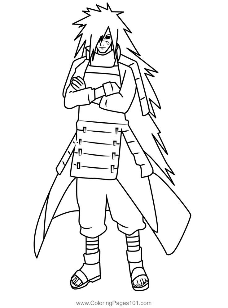 Madara uchiha naruto coloring page naruto sketch drawing naruto drawings madara uchiha