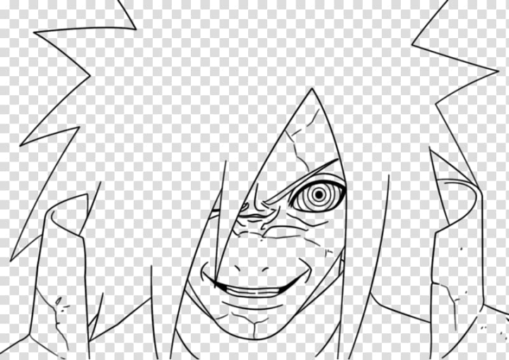 Free line art madara uchiha obito uchiha drawing clan uchiha naruto transparent background png clipart