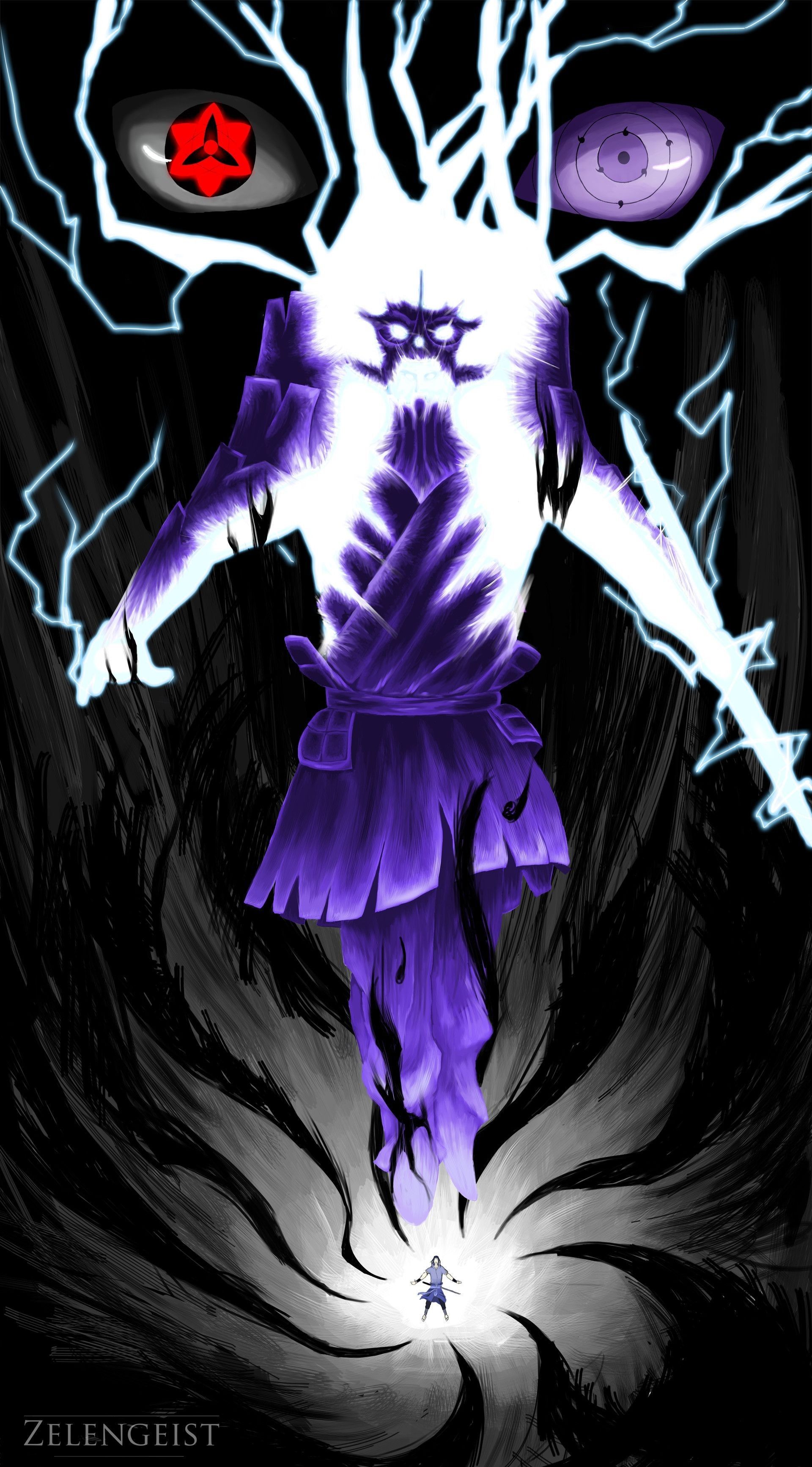 Sasuke uchiha susanoo wallpapers