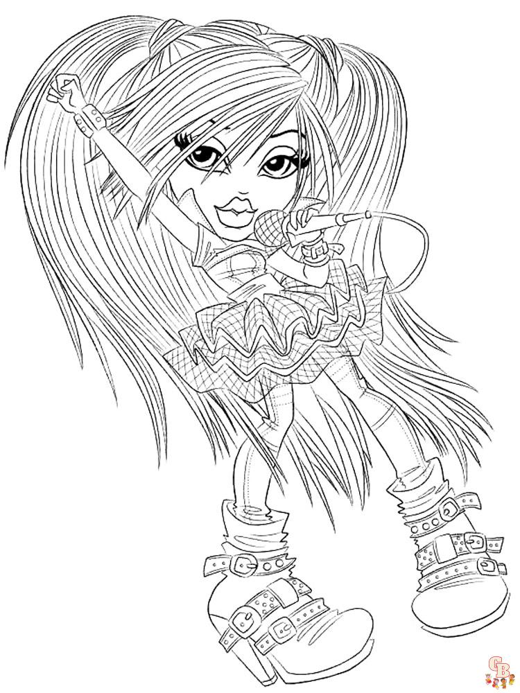 Bratz coloring pages for kids